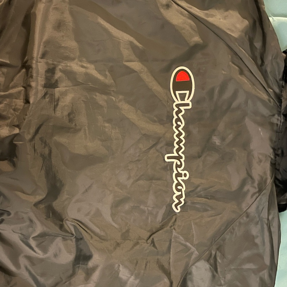 Champion Black Jacket With Logo Pattern - image 3